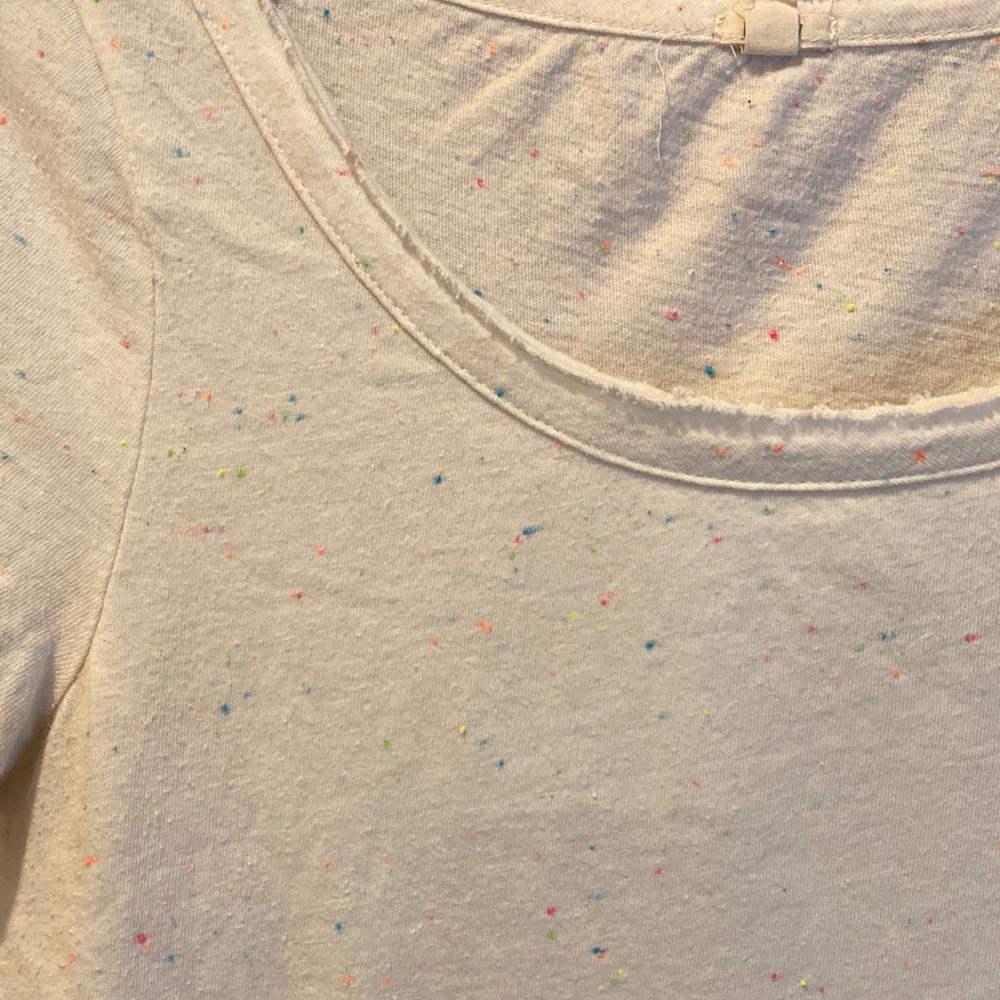 J Crew Neon Space Dye Tee